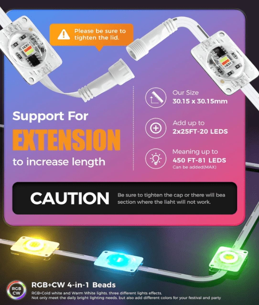 Permanent Outdoor Lights for House, 200ft RGB+IC Smart Outdoor Decor, 50 Scene Modes, App/Remote Control, IP68 Waterproof, for Christmas, Holiday, Daily & Pool Party Decor, House Roof Lighting - Image 4