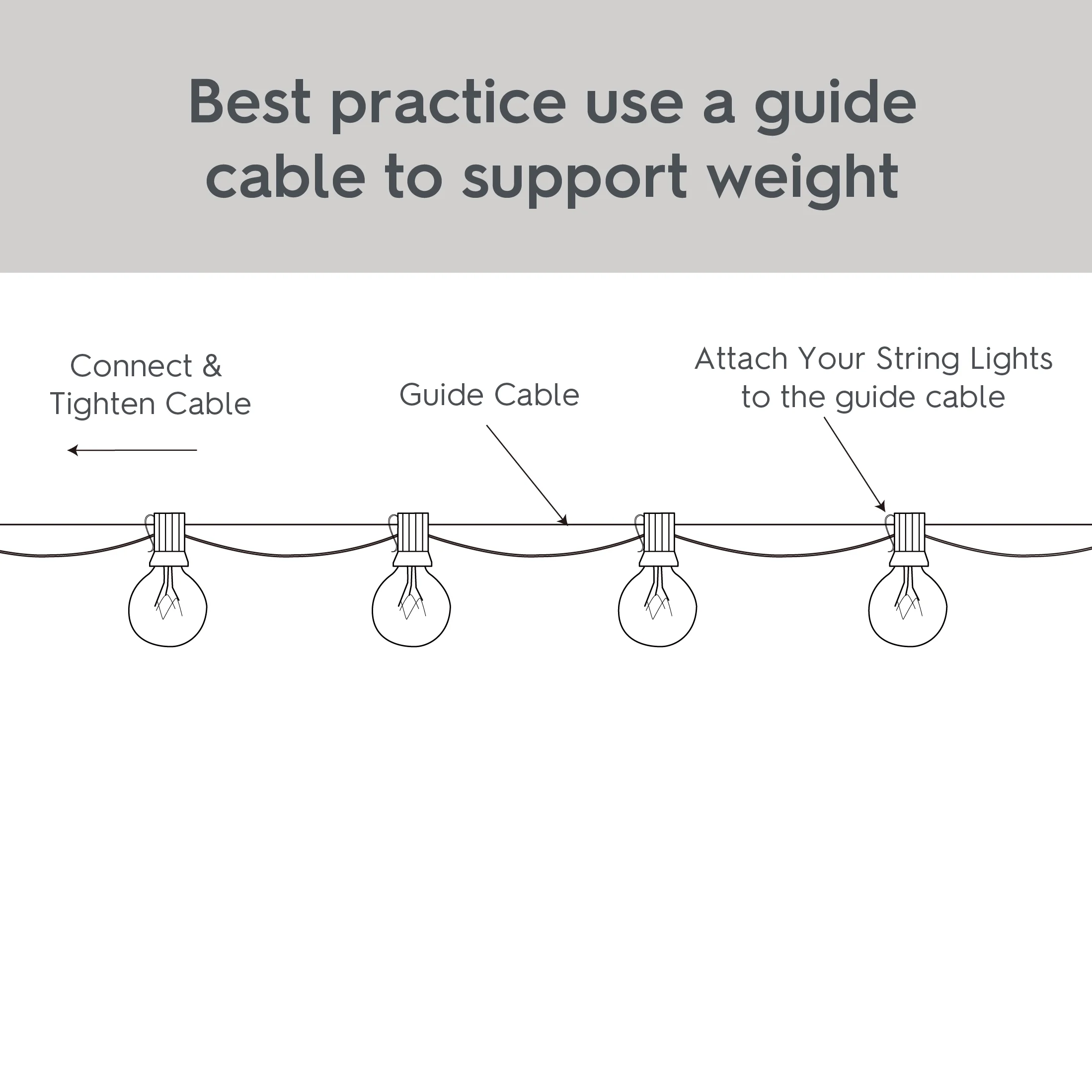 Better Homes & Gardens 20-Count G40 Clear Glass Globe Outdoor Patio String Lights - Image 5