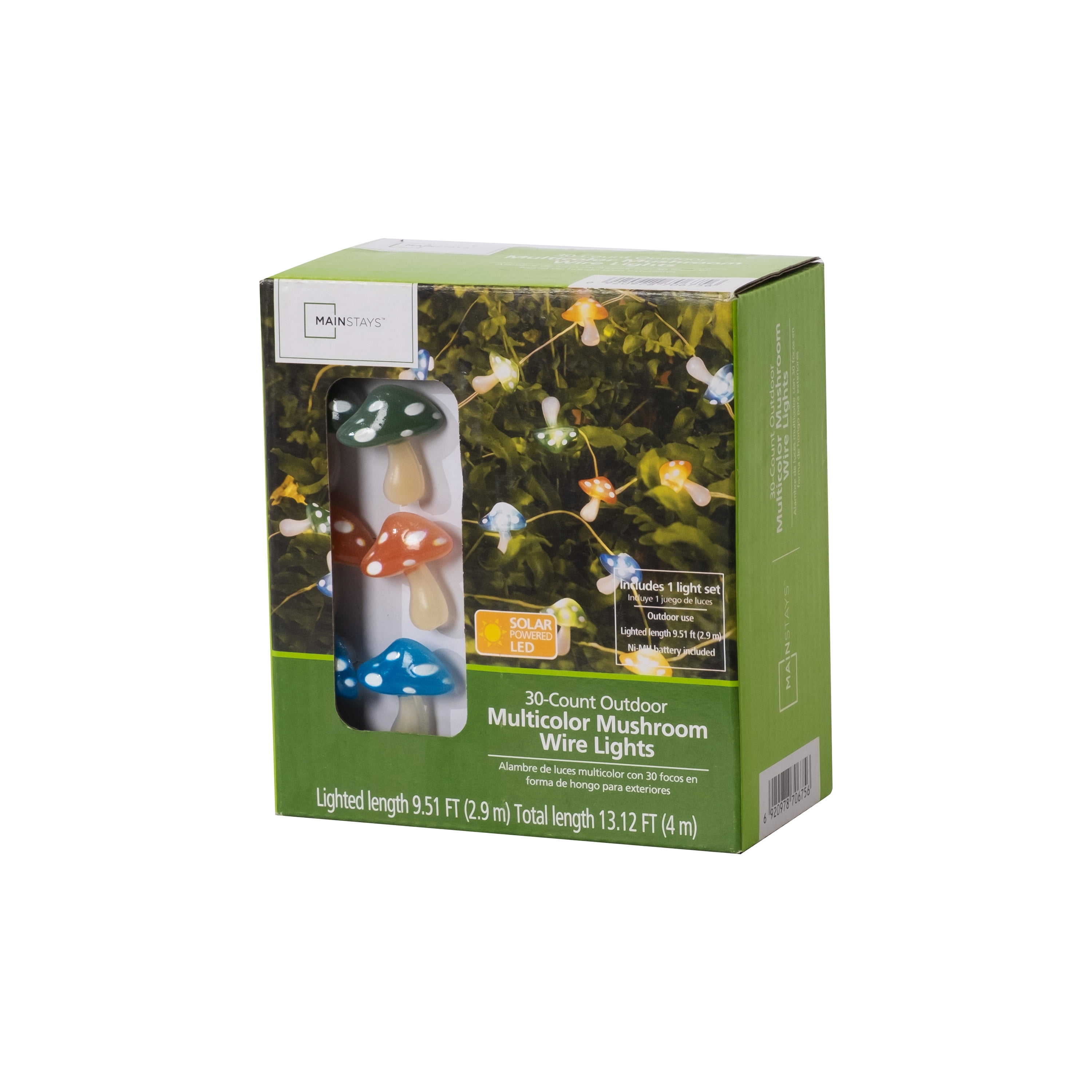 Mainstays Solar 30 Count Mushroom Light - Image 8