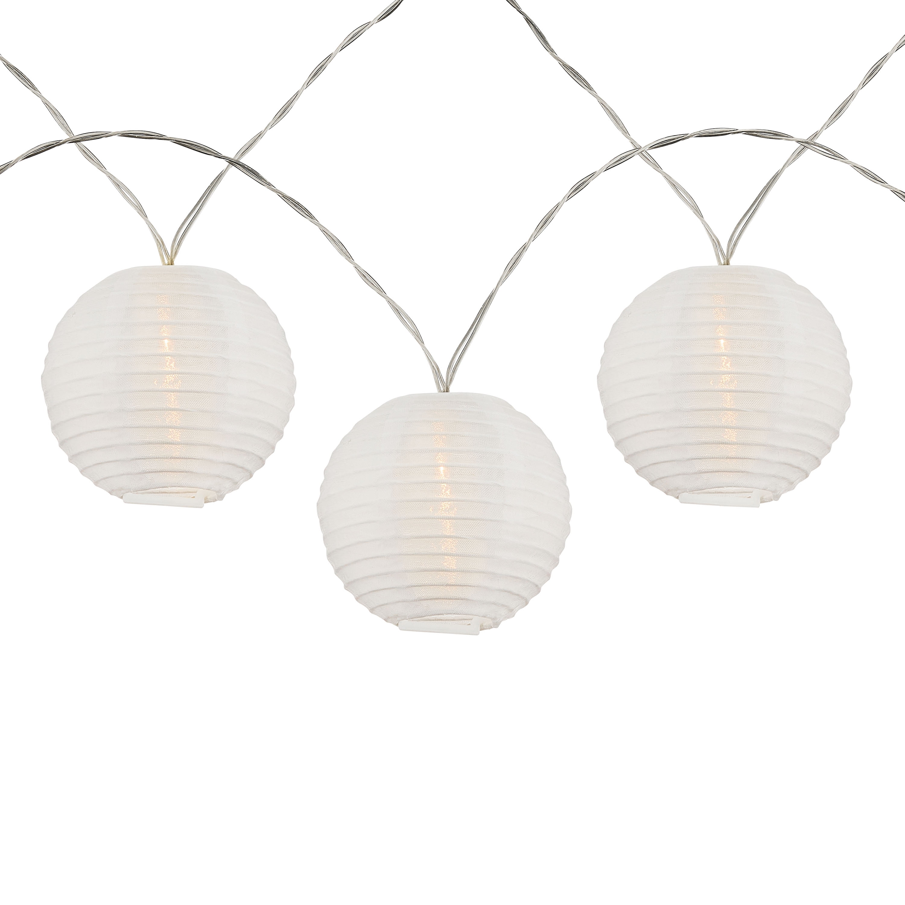 Warm White Battery-Operated LED Lantern Lights, 7.5', by Way To Celebrate