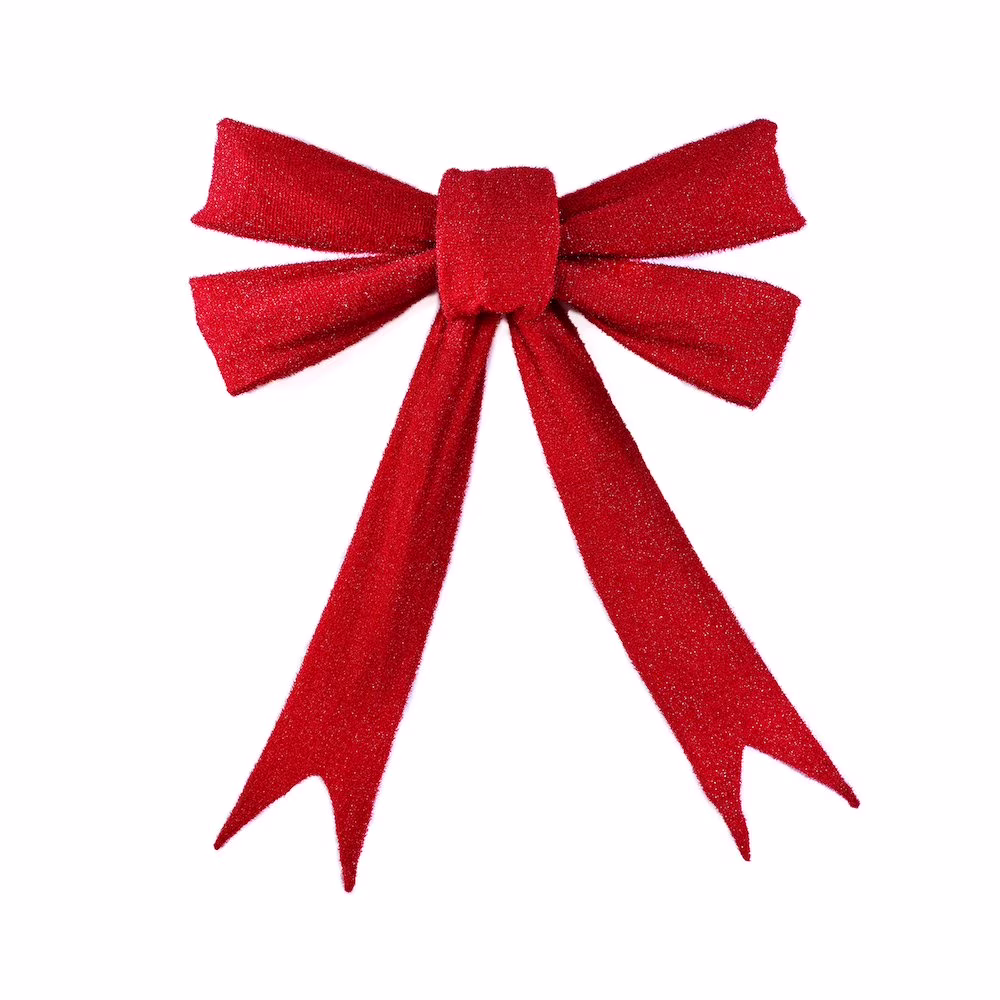 83 IN Lighted Red Bow Indoor/Outdoor Holiday Decor
